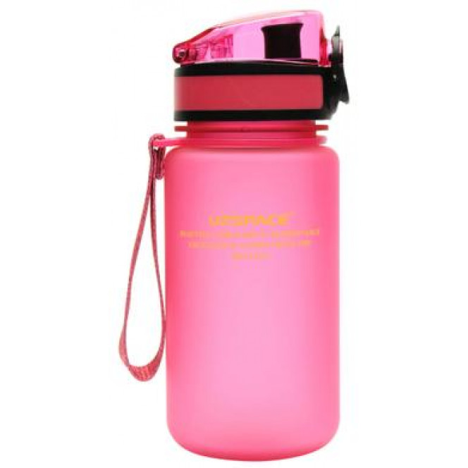 Water bottle, pink, UZspace, 350 ml 339, z01698 .. Discounts, promotions, 100% original products. Worldwide delivery, free shipping, peace, health, cosmetics, fitness