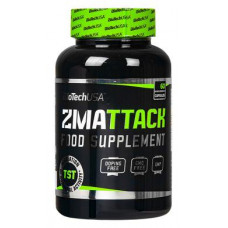 Тестостероновый бустер, ZM Attack, BioTech USA, 60 таблеток, z01892
  