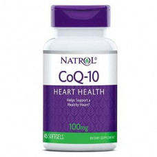 Coenzyme Q10, 100 mg, Natrol, 45 Softgels, z02242
 