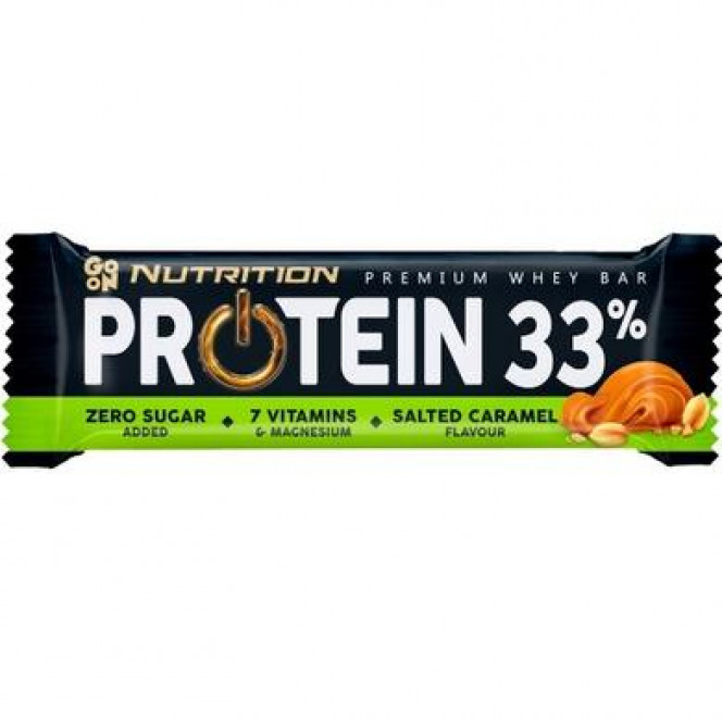 Bar, Protein 33%, Salted Caramel, GoOn Nutrition, 50 g, z01633
 