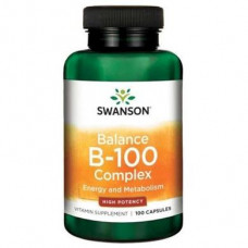 Complex B-100, Balance B-100 Complex, Swanson, 100 capsules, z02490
 