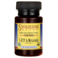 5 НТР + Melatonin, 5-Htp + Melatonin, Swanson, 30 vegetable capsules, z02507
 