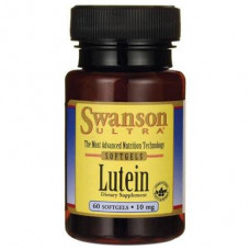 Лютеин, Lutein, Swanson, 10 мг, 60 гелевых капсул, z02509
  