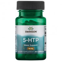 5-HTP (L-5 Hydroxytryptophan), Swanson, 50 mg, 60 Capsules, z02511
 