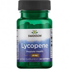 Lycopene, prostate health, Lycopene, Swanson, 20 mg, 60 softgels, z02514
 