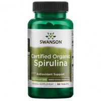 Spirulina, GreenFoods, Swanson, 500 mg, 180 Tablets, z02529
 