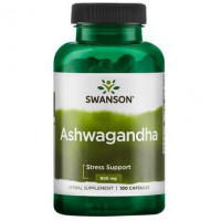 Ashwagandha, Root Extract, Swanson, Ashwagandha Root Dried Powder, 450 mg, 100 Capsules, z02537
 