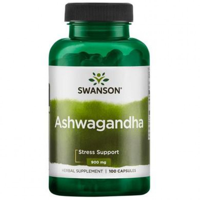 Ashwagandha, Root Extract, Swanson, Ashwagandha Root Dried Powder, 450 mg, 100 Capsules, z02537
 