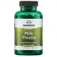 Расторопша, Milk Thistle, Swanson, 500 мг, 100 капсул, z02539
  