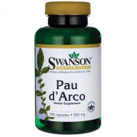 Pau dArco, Pau DArco, Swanson, 500 mg, 100 capsules, z02543
 