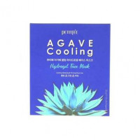 Гидрогелевая охлаждающая маска для лица с экстрактом агавы, Agave Cooling Hydrogel Face Mask, Petitfee, 5 шт, z02758
  