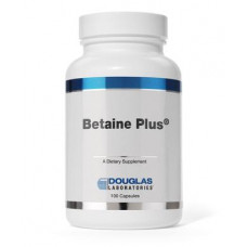 Бетаин Плюс, поддержка пищеварения с пепсином, Betaine Plus, Douglas Laboratories, 100 капсул, z02815
  