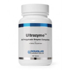 Enzyme Complex, Ultrazyme (A Polyphasic Enzyme), Douglas Laboratories, 180 Tablets, z02816
 