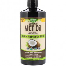 Coconut Oil MCT, Oil From Coconut, Natures Way, 887 ml, z02834
 