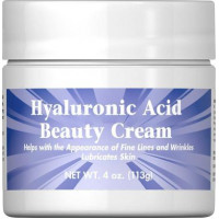 Крем с гиалуроновой кислотой, Nature Smart HyaLuronic Acid Beauty Cream, Puritans Pride, 113 г, z02841
  