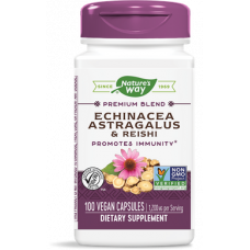 Echinacea, Astragalus & Reishi, Echinacea Astragalus & Reishi, Natures Way, 400 mg, 100 capsules, z02854
 