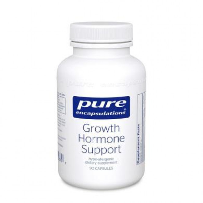 Поддержка гормонов роста, Growth Hormone Support, Pure Encapsulations, 90 капсул, z02869
  