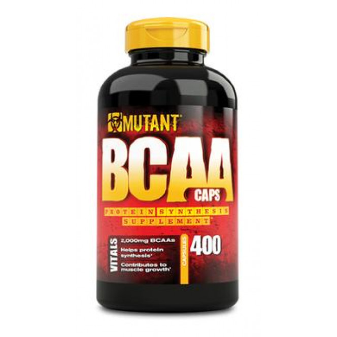 Аминокислоты BCAA, Mutant, 400 капсул, z03377
  