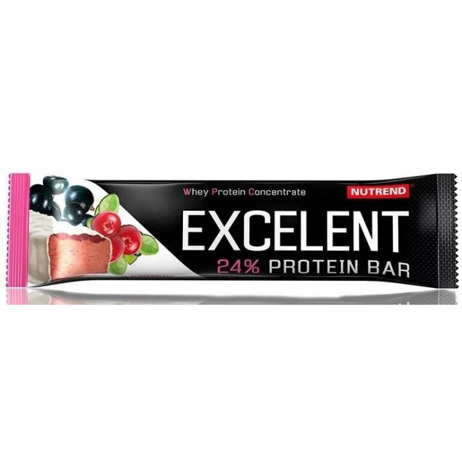 Bar Excelent Protein Bar, Nutrend, black currant + cranberry flavor, 1 piece x 85 g 57, z03717 .. Discounts, promotions, 100% original products. Worldwide shipping, free shipping, world, health, cosmetics, fitness