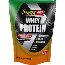 Protein, Whey Protein, PowerPro, banana-strawberry flavor, 2 kg, z03807
 