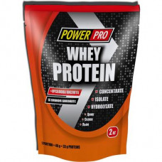 Протеин, Whey Protein, PowerPro, вкус шоконатс, 2 кг, z03810
  