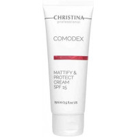 Cream Mattifying and protection with SPF 15 Komodex, Comodex Mattify & Protect Cream SPF 15, Christina, 75 ml, z04005
 