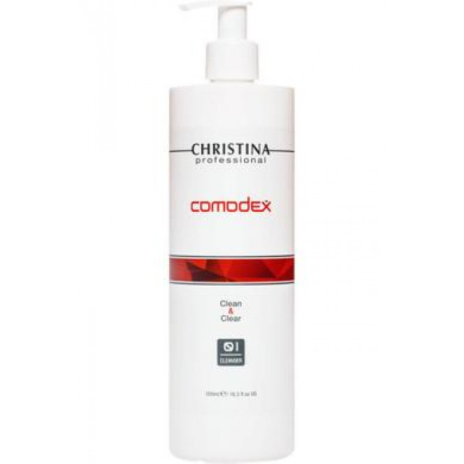 Очищающий гель Комодекс, Comodex Clean & Clear Cleanser, Christina, 500 мл, z04009
  