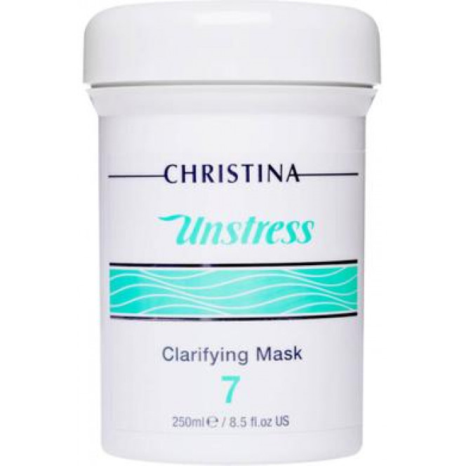 Cleansing mask, Unstress Clarifying Mask, Christina, 250 ml 1 262, z04039 .. Discounts, promotions, 100% original products. Worldwide delivery, free shipping, peace, health, cosmetics, fitness