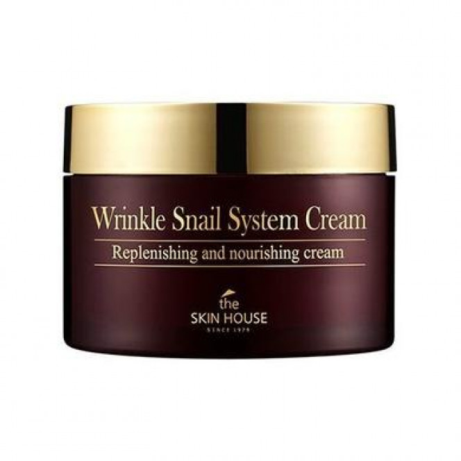 Антивозрастной крем на основе улиток, Wrinkle Snail System Cream, The Skin House, 100 мл, z04161
  