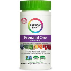 Витамины для беременных, Prenatal One, Rainbow Light, 1 в день, 90 таблеток, 03951
  