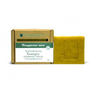 Natural soap Herbal decoction with beeswax with decoction of chamomile, string, calendula, Prakrity, 75 g, z04578
 