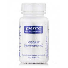 Селен (цитрат), Selenium (citrate), Pure Encapsulations, 200 мкг, 60 капсул, z04659
  