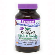 Omega-3 Brain Formula, Bluebonnet Nutrition, 60 Softgels, z04710
 