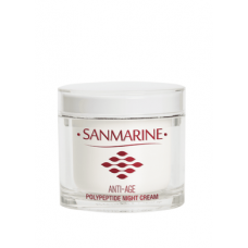 Полипептидный ночной крем, Polypeptide Night Cream, Sanmarine, 200 мл, z04752
  