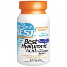 Doctors Best Hyaluronic Acid & Chondroitin, 180 Capsules, 04023
 