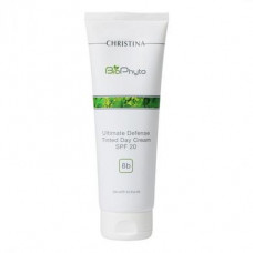 Day cream SPF 20 with tone, BioPhyto UltimateDefense Tinted Day Cream SPF 20, Christina, 250 ml, z04055
 