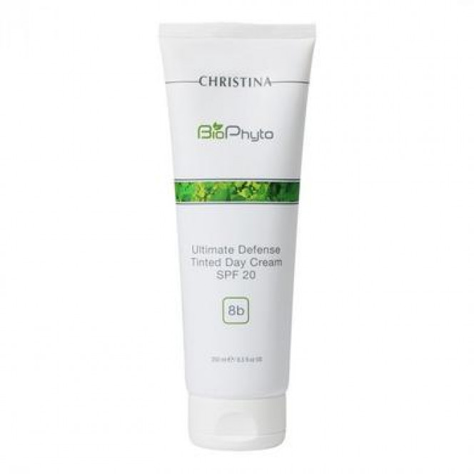 Дневной крем SPF 20 с тоном, BioPhyto UltimateDefense Tinted Day Cream SPF 20, Christina, 250 мл, z04055
  