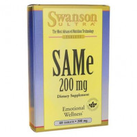 S-аденозил-L-метионин, Ultra SAMe, Swanson, 200 мг, 60 таблеток, z05135
  