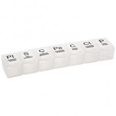 Organizer for tablets (pill box) for 7 sections, Irak Plastik, Z05188
 