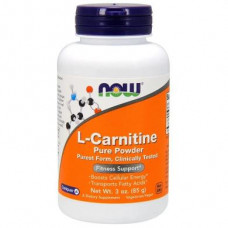 L-Carnitine, L-Carnitine, Now Foods, Powder 85 g, Z05215
 