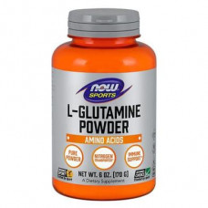 Глютамин в порошке, L-Glutamine Powder, Now Foods, 170 г, Z05218
  