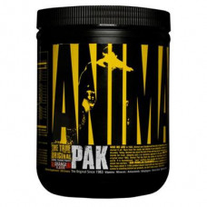 Комплекс витаминов и минералов ANIMAL PAK powder, Universal Nutrition, вкус зеленое яблоко, 368 г, Z05290
  