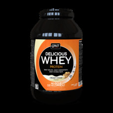 Protein, Delicious Whey Protein, Qnt, Chocolate Flavor, 2.2 kg, Z05484
 