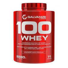 Протеин, 100 whey, Galvanize Chrome, вкус клубника-белый шоколад, 2280 г, Z05609
  