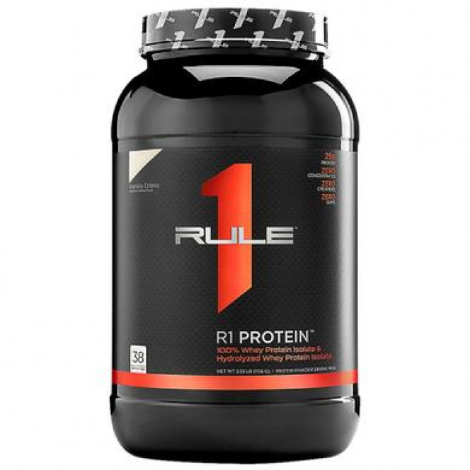 Protein, Protein R1, Rule One, vanilla cream flavor, 1.1 kg 1 078, Z05637 .. Discounts, promotions, 100% original products. Worldwide shipping, free shipping, world, health, cosmetics, fitness