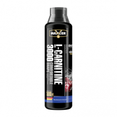 L-carnitine liquid, L-Carnitine Comfortable Shape 3000, Maxler, cherry flavor, 500 ml, Z05680
 