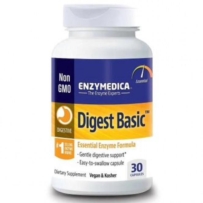 Digestive enzymes, Digest Basic, Essential Enzyme Formula, Enzymedica, 30 capsules 241, Z05856 .. Discounts, promotions, 100% original products. Worldwide shipping, free shipping, world, health, cosmetics, fitness