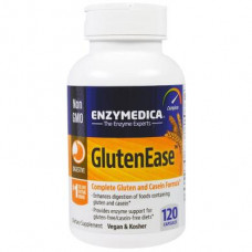 Ферменты для переваривания глютена, GlutenEase, Enzymedica, 120 капсул, Z05862
  