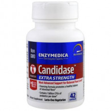 Anti-Candidant, Candidase, Extra Strength, Enzymedica, 42 Capsules, Z05866
 