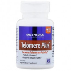 Защита теломер, Telomere Plus, Enzymedica, 30 капсул, Z05870
  